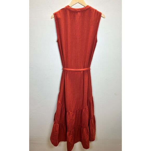 Anthropologie Drew Women's TJ70497 Size M Amber Midi Dress With Belt NWT - Picture 2 of 8
